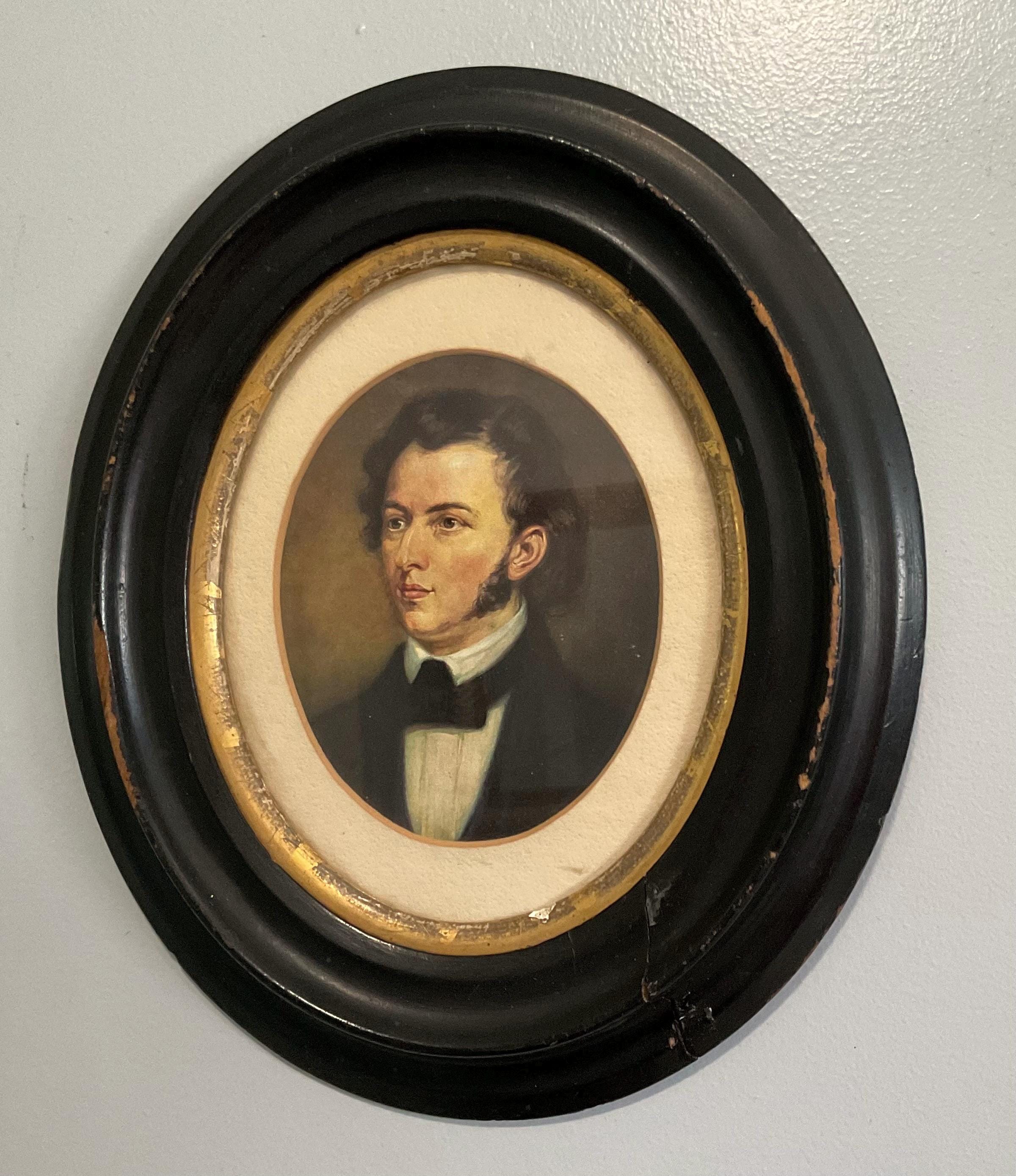 Vintage Framed Composer - Etsy