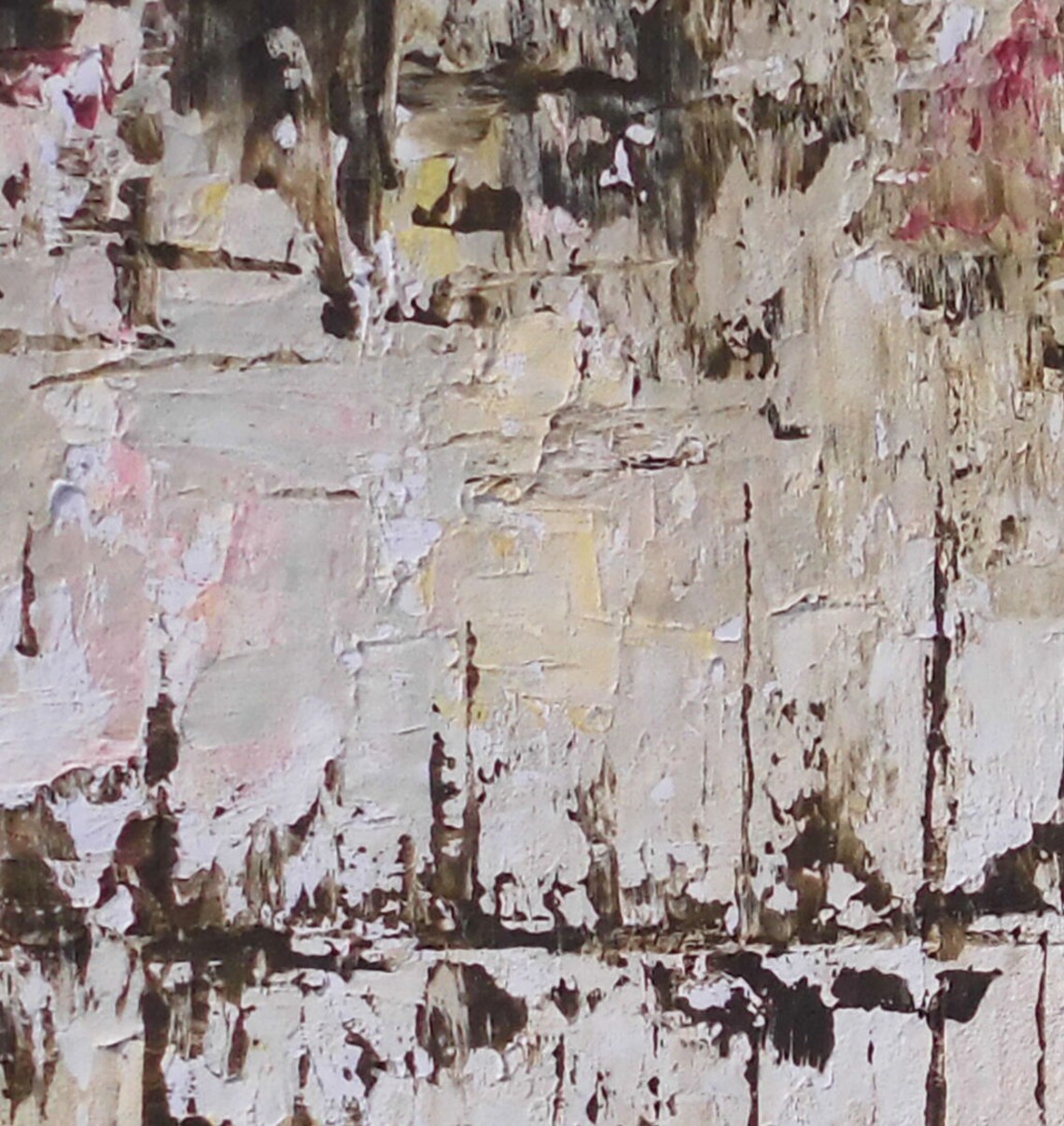 Braun Beige abstrakte Malerei Acryl Malerei Kunst Malerei Etsy