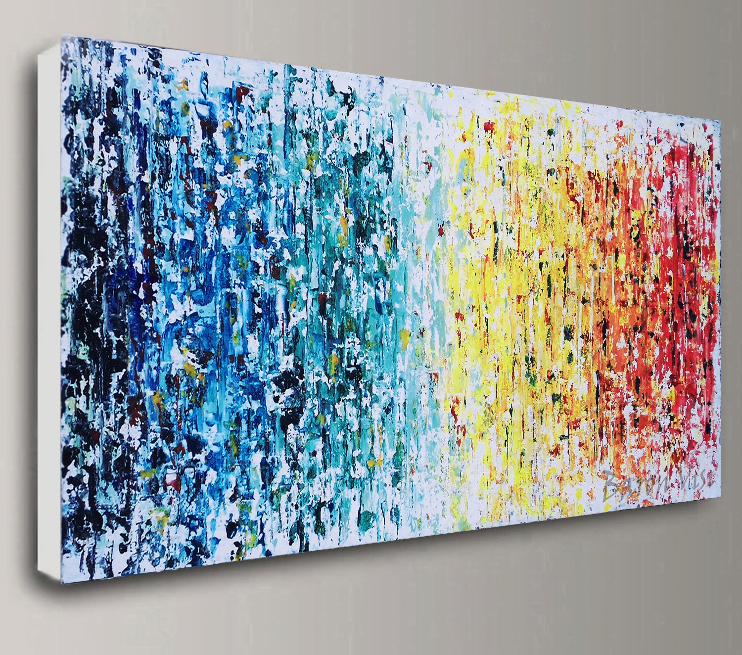 Abstract Painting Acrylic Painting Art Panting Multi Colour Trees Large  Canvas Wall Art Home Office Decor Modern Palette Knife Visi Custom 