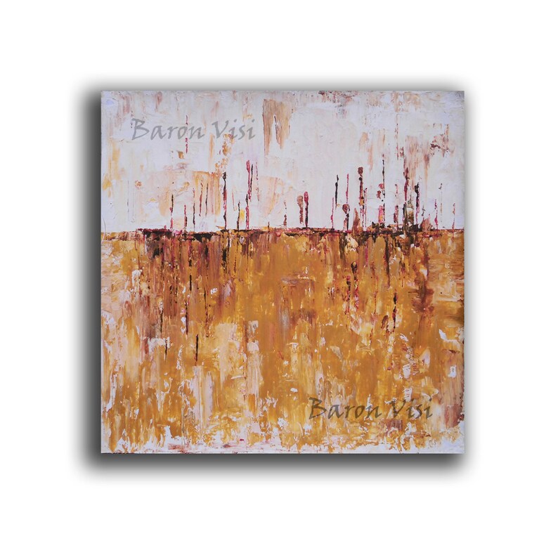 Brown Painting Abstract Painting Art Large Brown Canvas Etsy UK