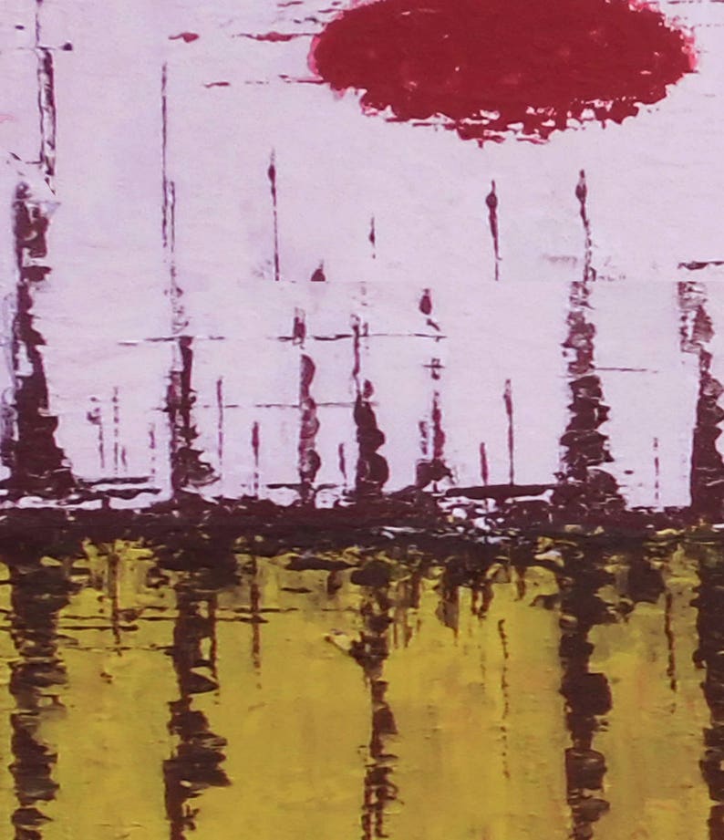 Abstract Painting Acrylic Painting Art Painting Ochre Yellow Etsy