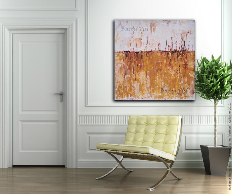 Brown Painting Abstract Painting Art Large Brown Canvas Etsy UK