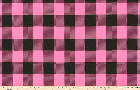 Buffalo Check Curtains Plaid Drapes Pink Green Blue Etsy