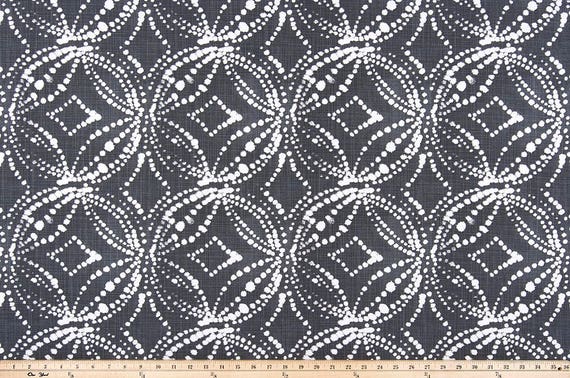 Black And White Geometric Curtains Drapes In Gerado Black Etsy
