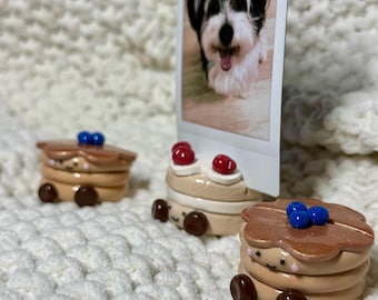 Jelly Cat Inspired Polymer Clay Photo Holder