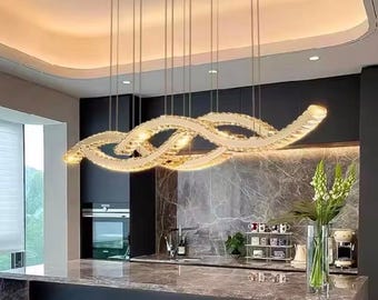 Playhouse Chandelier Chandelier Statement Custom Chandelier Luxury Crystal Pendant Light, Modern Chandelier for Living Room