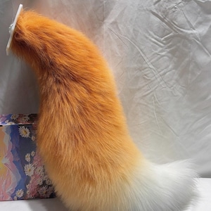 Múltiples colores: cola de zorro personalizada, traje de piel, cola de piel sintética, peludo, cosplay