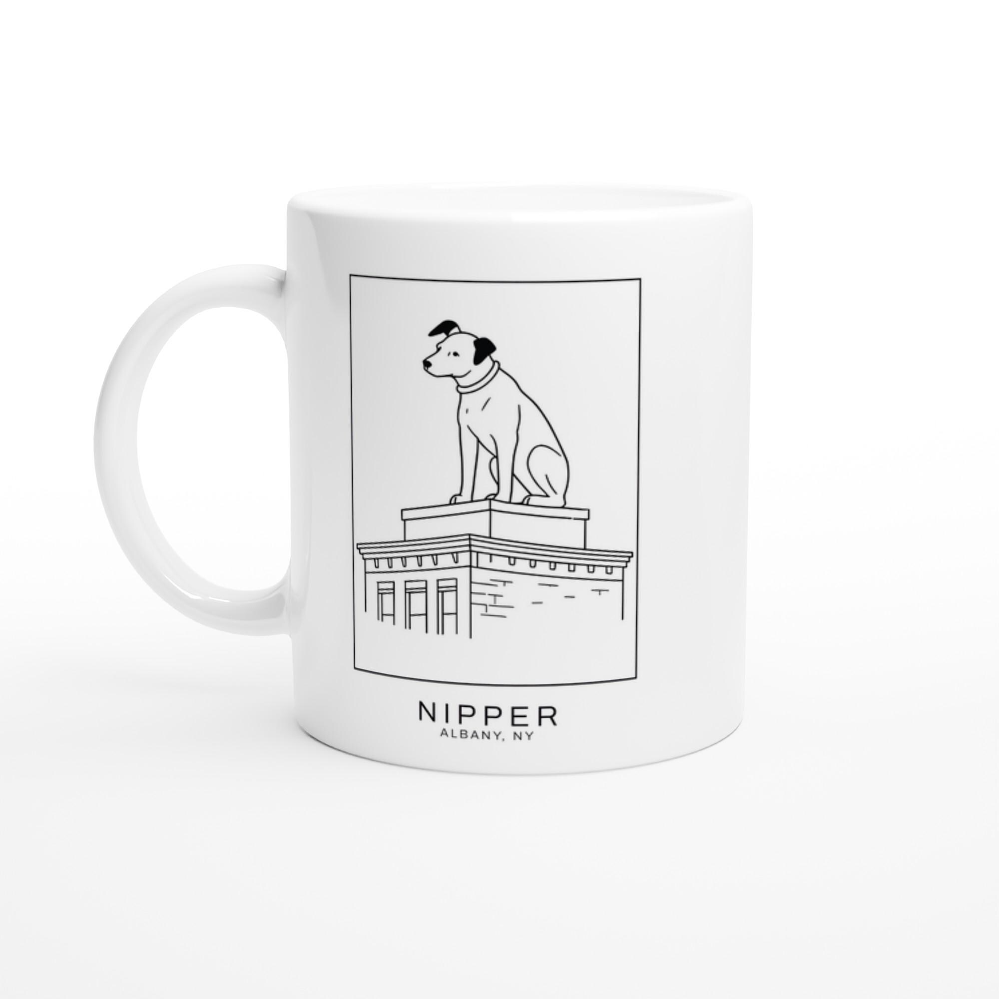 Rooftop Nipper Albany Edition White 11oz Ceramic Mug