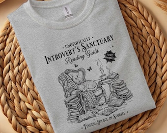 Introvert Reading Shirt, Book Lover Shirt for Readers, Cozy Bookish Shirt, Reading Aesthetic Tee, Librarian Gift, Bookworm Shirt