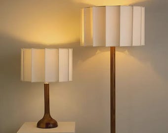 Handmade Danish Oak Floor Lamp | Mid-Century Modern Scandinavian Lighting