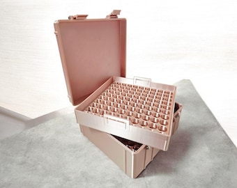 Estuche de dos pisos para viales de 3 ml (200 unidades), organizador de almacenamiento, estuche para péptidos, color personalizado, para viaje