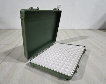 Estuche organizador de péptidos (130 unidades, 3 ml), color personalizado, para viaje