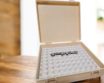 Estuche organizador de péptidos (90 unidades, 10 ml), color personalizado, para viaje