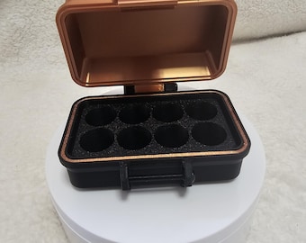 Estuche organizador de péptidos (8 unidades, 3 ml), color personalizado, para viaje