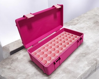 Estuche para viales de 10 ml (50 unidades) - Organizador de almacenamiento, estuche para péptidos, color personalizado, para viaje