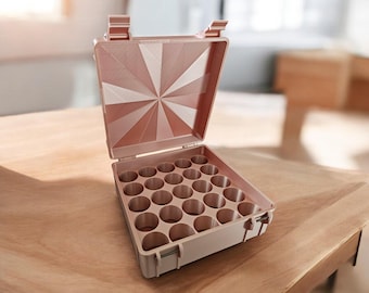 Estuche para viales de 25 unidades de 30 ml: organizador de almacenamiento, estuche para péptidos, Bac Water