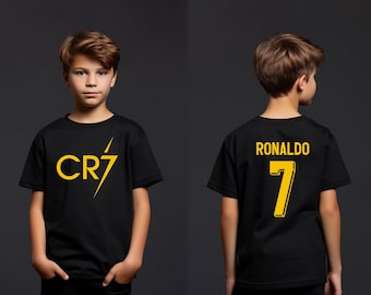Cristiano Ronaldo T-Shirt, CR7 Ronaldo Soccer Shirt, Football Merch Ronaldo Shirt, Ronaldo Youth Shirt, Football Merch Ronaldo Tee