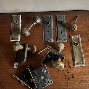 Antique door hardware collection
