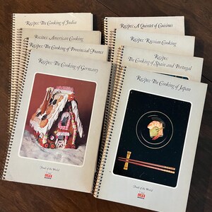 Set of 8 Foods of the World Time Life Cookbooks