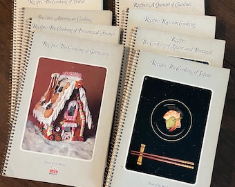 Set of 8 Foods of the World Time Life Cookbooks