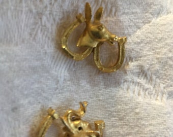 Donkey and Elephant Political party pins