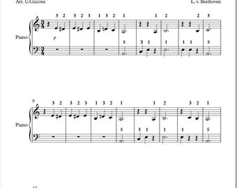 エリーゼのために – ベートーヴェン ピアノ楽譜 PDF |簡単/初心者向け