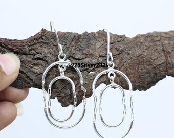 Handmade 925 Sterling Silver Earrings , Statement Earrings