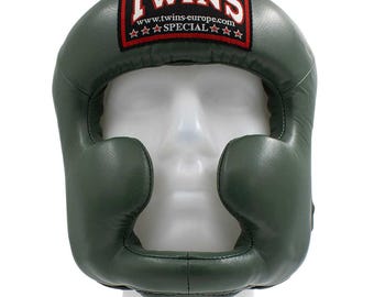 Casco de cuero especial Twins / Casco de kickboxing para muay thai