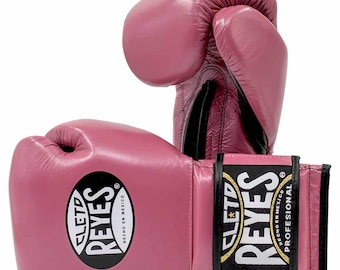 Cleto Reyes bokshandschoenen | Zwarte leren vechthandschoenen met veters