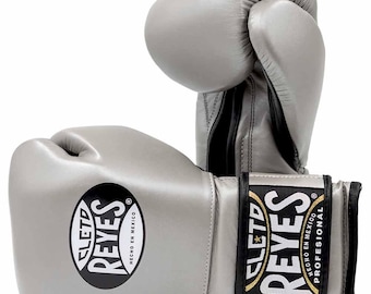 Cleto Reyes bokshandschoenen | Zwarte leren vechthandschoenen met veters