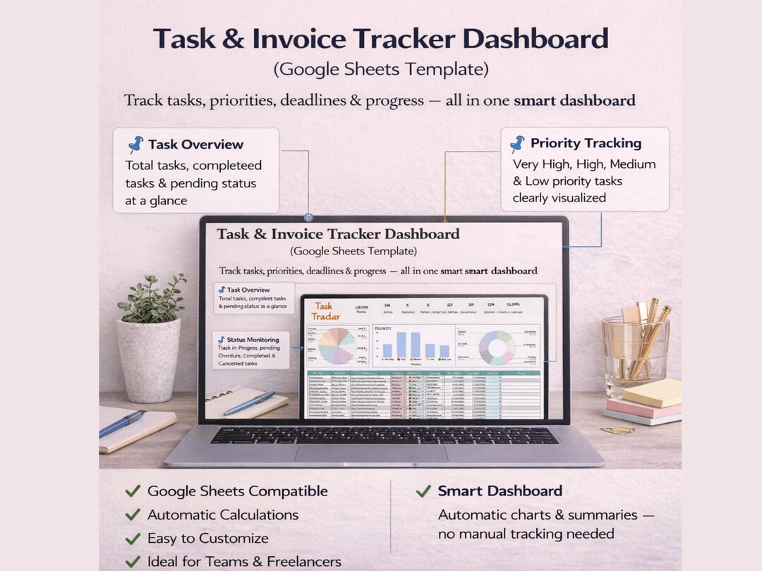 Invoice Tracker for Small Business | Client & Payment Tracker | Google ...