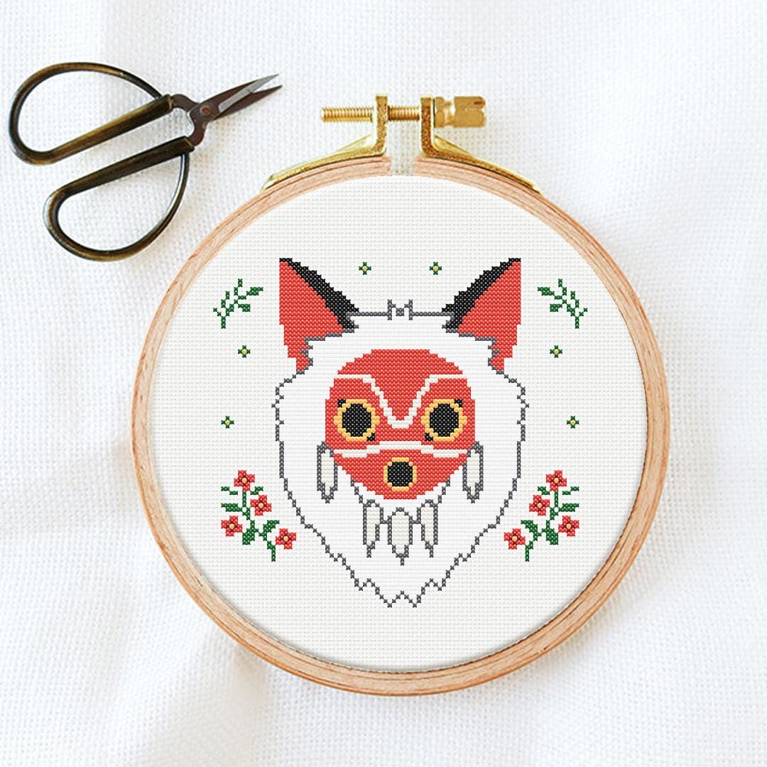 Kodama cross stitch - Etsy 日本