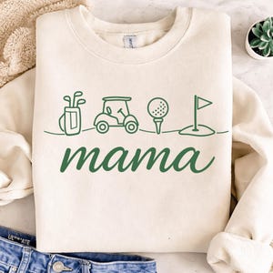 Imagem PNG para o Dia das Mães da Golfista, Design Divertido para Mãe de Jogadora de Golfe, Imagem PNG para Mãe Amante de Golfe, Presente para Mãe de Jogadora de Golfe. (Download Digital)