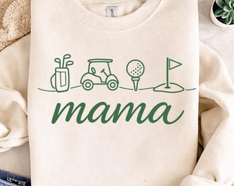 Golf Mama Mothers Day Png, Funny Golf Mom Design, Golf Lover Mom Png, Golfer Mama Gift. (Digital Download)