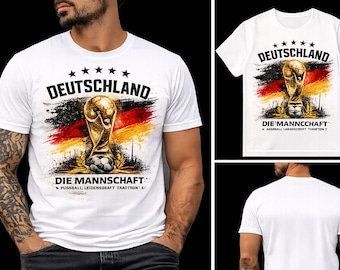 Germany World Cup T-Shirt, Deutschland Football Shirt, Die Mannschaft Tee, Soccer Fan Shirt, German Flag Graphic Tee, Gift for Football Love
