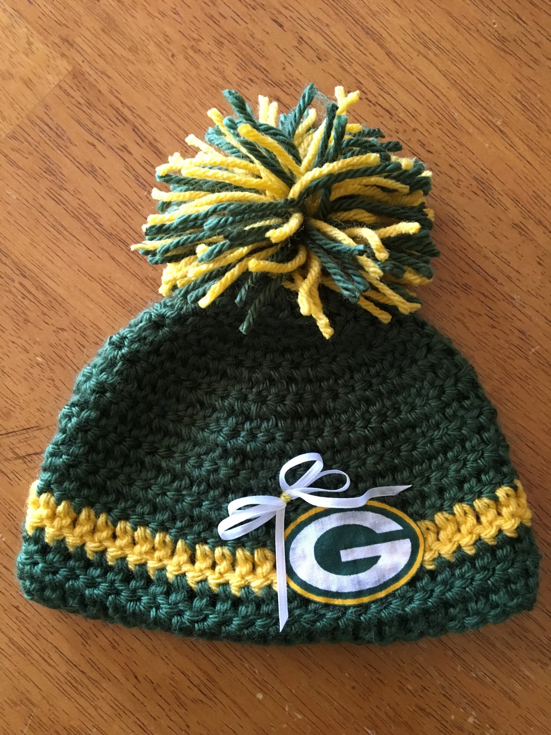 Crocheted Green Bay Packers Hat newborn Thru Adult - Etsy