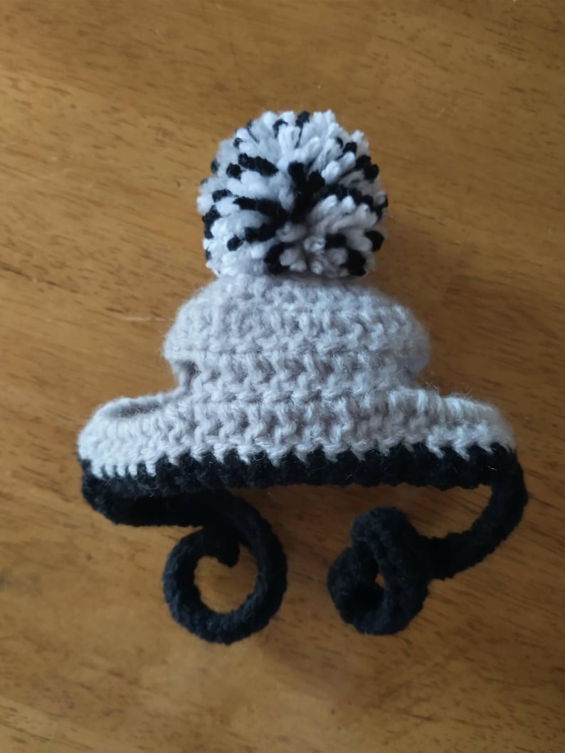 Gorro de ganchillo réplica de equipo deportivo para gato o perro - Gorro para gato - Gorro para perro - Accesorio para mascotas - Atrezzo para fotos de mascotas - Gorro deportivo imagen 7