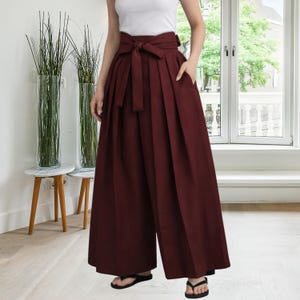 Hakama Pants Sewing Pattern | Lounge Wear Pattern | Women Pants Pattern | Japanese Pants Pattern | Wide Hakama Pants | XXS - XXXL image 2