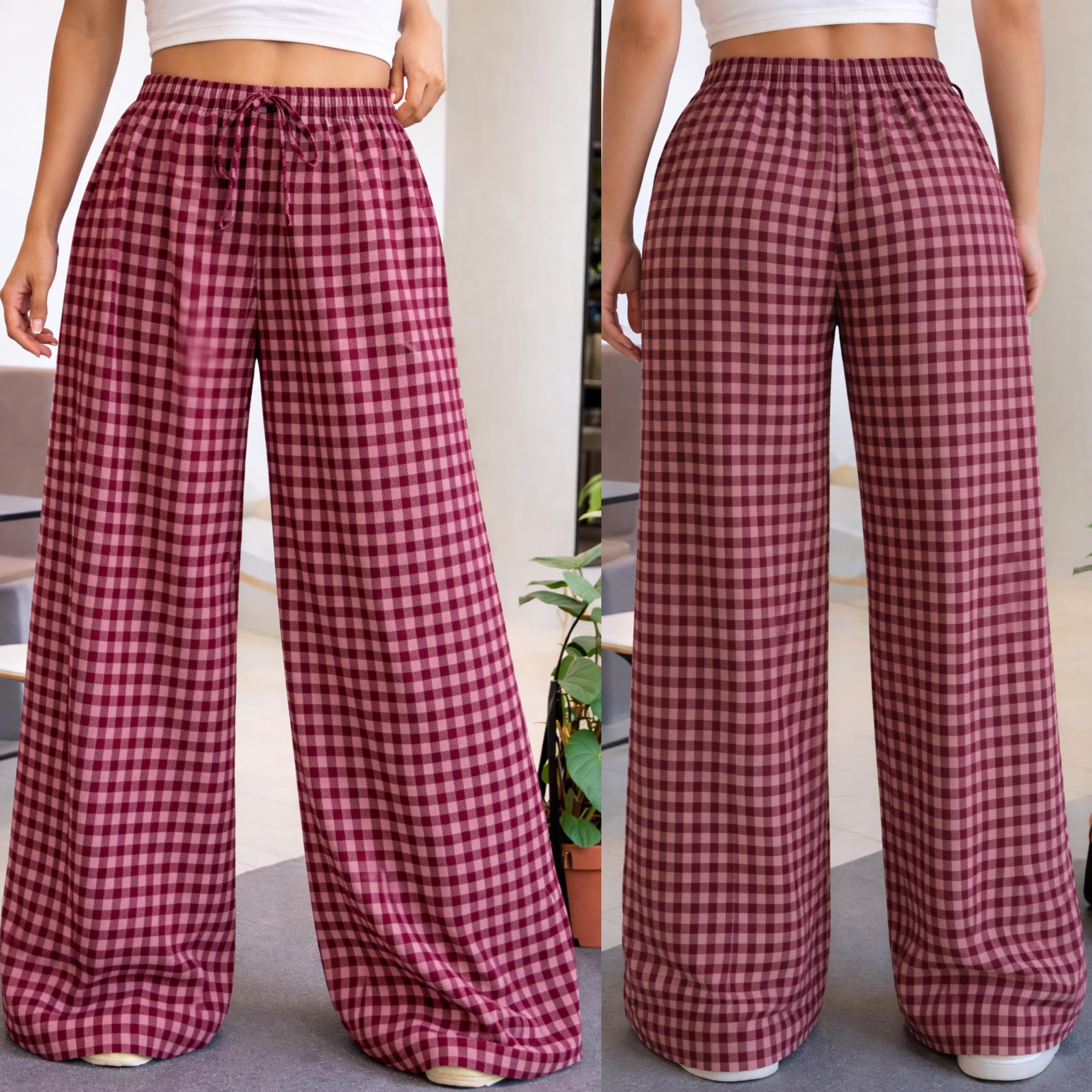 Straight Wide Leg Pants Sewing Pattern | Wide Leg Linen Pants Pattern ...