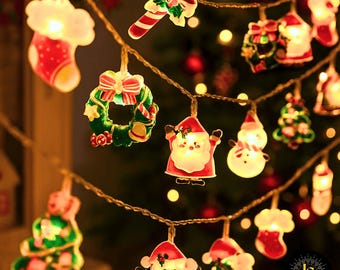 Christmas Fairy String Lights - Battery Operated Waterproof Warm White 20 LED Lights for Indoor and Outdoor Holiday Decor