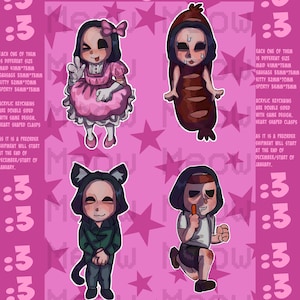 No I&#39;m Not A Human Blinded Man Acrylic Charm/Keychain Pre-Order