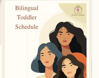 Tweetalig peuterrooster | Visuele dagelijkse routine (afdrukbare pdf)