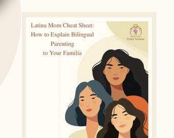 Tweetalige ouderschapsgids Latina moeder | Spanglish Cheatsheet (afdrukbare pdf)