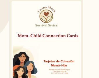 Moeder-kind-verbindingskaarten – tweetalige gespreksprompts (afdrukbaar)