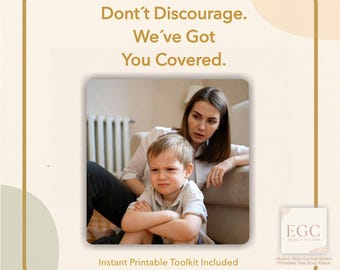 Calm-Down Toolkit voor kinderen · Afdrukbaar pakket emotionele regulatie · Instant pdf voor moeders