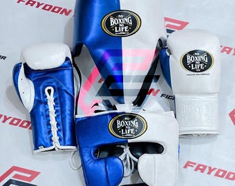 No Boxing No Life | Sparring Set | Gloves | Headgear | Groin Guard | Gym Training | Birthday Gift