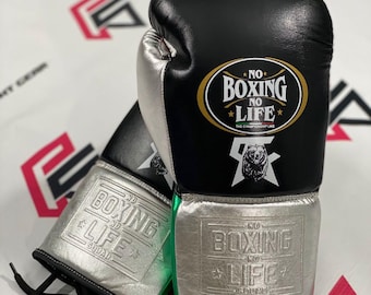 Canelo No Boxing No Life Handschuhe, personalisiert, Jubiläumsgeschenk, Geburtstags-Gym Sparring
