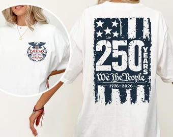America 250 Years Commemorative T-shirt, We The People Heritage 1776-2026 Tee, US Semiquincentennial 2026 T-shirt