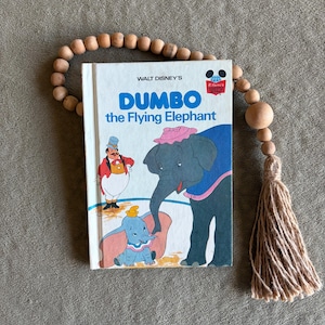 Vintage Dumbo The Flying Elephant Book | 1978 First American Edition | Disney's Wonderful World of Reading |