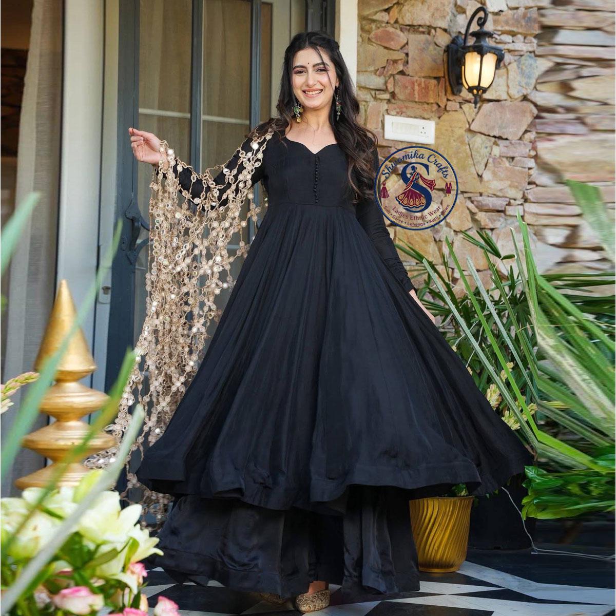 roman black evening dresses Elegant Black Yvette Gown main image 0